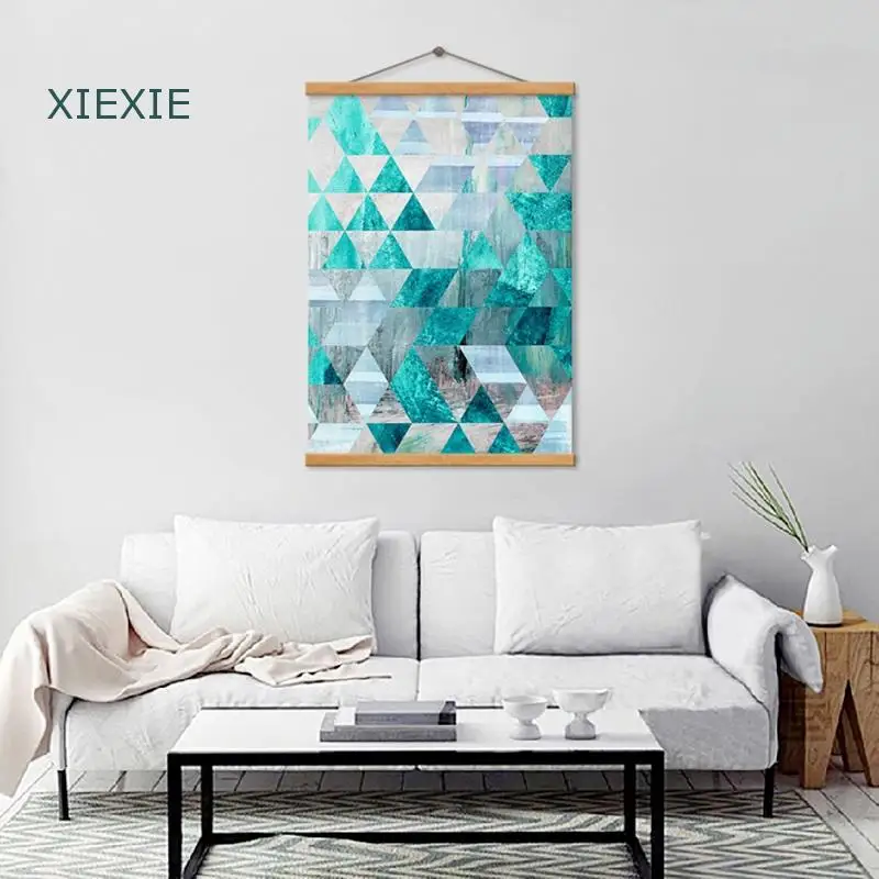 Nordic Style Triangle Blue White Color Matching Decorative Paintings Canvas For Bedroom Living Room House Decor Poster
Nordic Style Triangle Blue White Color Matching Decorative Paintings Canvas For Bedroom Living Room House Decor Poster