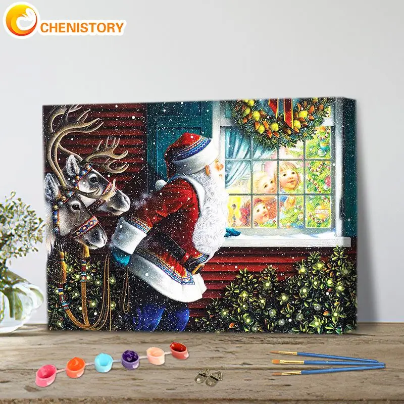 CHENISTORY Frame Coloring By Number Santa Claus Pictures By Number Drawing On Canvas Handpainted Girl Art Gift Kit DIYDecor
CHENISTORY Frame Coloring By Number Santa Claus Pictures By Number Drawing On Canvas Handpainted Girl Art Gift Kit DIYDecor