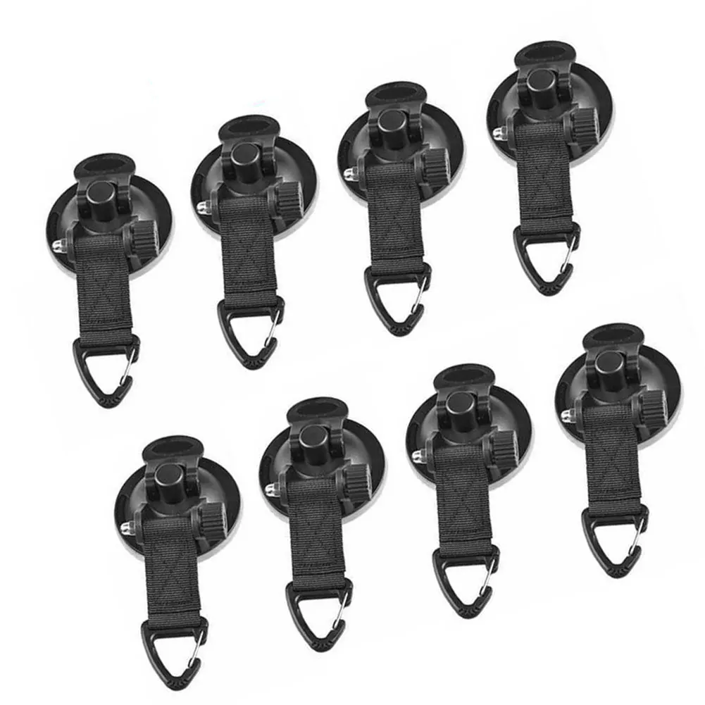 8PCS Suction Cup Tie Down Universal Car Securing Hook Anchor Can Support About 10kg/22lb Camping Tent Fixing Hook With Carabiner
8PCS Suction Cup Tie Down Universal Car Securing Hook Anchor Can Support About 10kg/22lb Camping Tent Fixing Hook With Carabiner