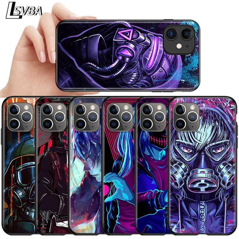 Face mask style future For Apple iPhone 12 11 Pro Max mini XS Max XR X 8 7 6 6S Plus 5S SE 2020 Soft Black Phone Case
Face mask style future For Apple iPhone 12 11 Pro Max mini XS Max XR X 8 7 6 6S Plus 5S SE 2020 Soft Black Phone Case