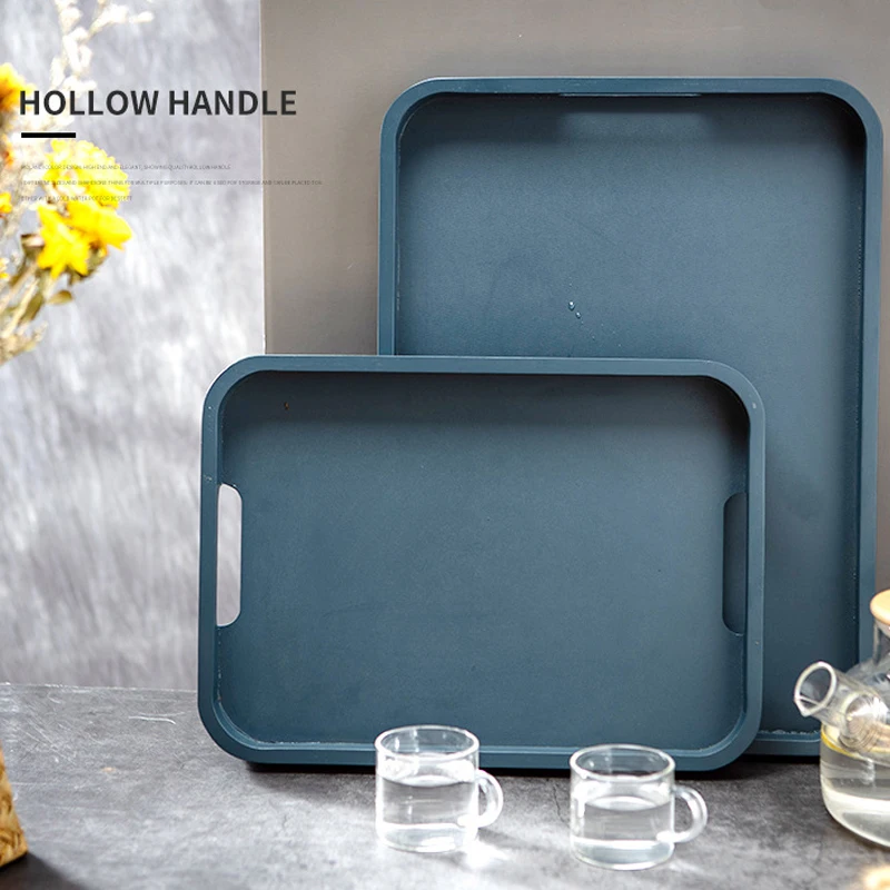 GF Large Bamboo Serving Trays with Handle Blue Wooden Serving Trays Rectangle Tray for Breakfast Coffee Table Wood Tray Kitchen
GF Large Bamboo Serving Trays with Handle Blue Wooden Serving Trays Rectangle Tray for Breakfast Coffee Table Wood Tray Kitchen