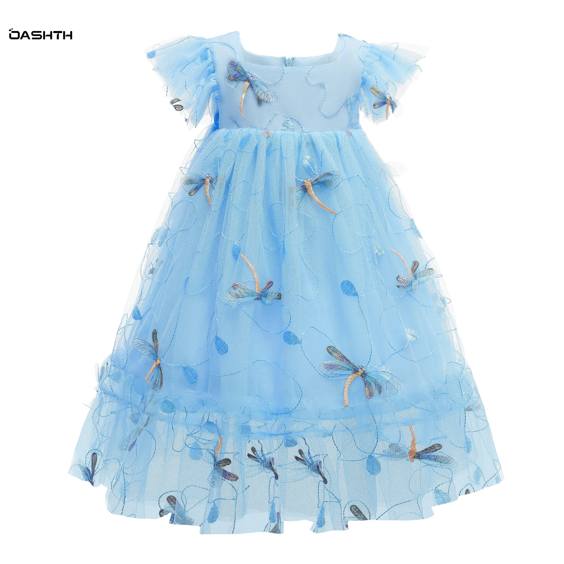 OASHTH summer new style 3T-10T girls dress small flying sleeve princess dress dragonfly embroidered skirt
OASHTH summer new style 3T-10T girls dress small flying sleeve princess dress dragonfly embroidered skirt