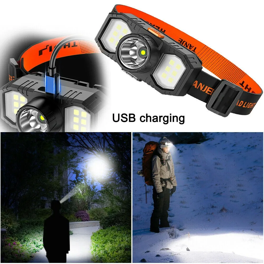 Super Bright Head Torch Headlight LED USB Rechargeable Headlamp Camping Fishing Strong Charging Super Bright Head-mounted Flash
Super Bright Head Torch Headlight LED USB Rechargeable Headlamp Camping Fishing Strong Charging Super Bright Head-mounted Flash