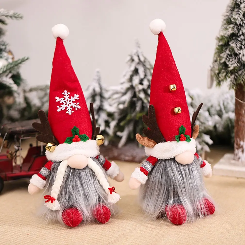 Forest Old Man Christmas Gnome Ornaments Funny Standing Plush Dolls New Year Decoration Forester Knitted Hat Sitting Doll
Forest Old Man Christmas Gnome Ornaments Funny Standing Plush Dolls New Year Decoration Forester Knitted Hat Sitting Doll