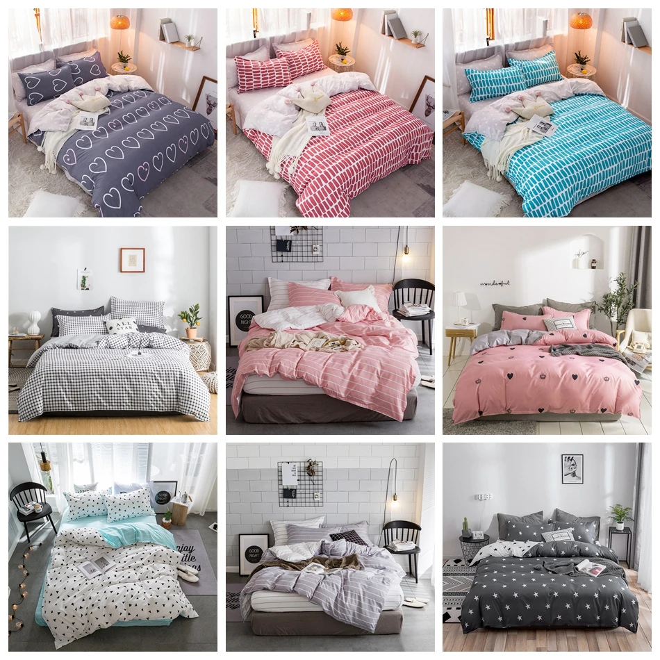 Dansunreve Geometric Stripe Bedding Set 3/4pcs High Quality Quilt Cover Bed Sheet For Home Pillowcase Duvet Case Flat Sheet Sets
Dansunreve Geometric Stripe Bedding Set 3/4pcs High Quality Quilt Cover Bed Sheet For Home Pillowcase Duvet Case Flat Sheet Sets