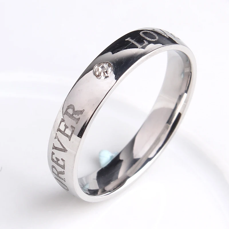 wedding rings 4mm FOREVER silver colory smooth 316L Stainless Steel wedding rings for men women wholesale
wedding rings 4mm FOREVER silver colory smooth 316L Stainless Steel wedding rings for men women wholesale