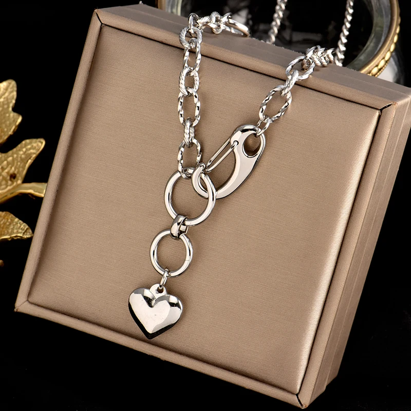 316L indelible stainless steel can be divided into several necklaces fashion Heart Pendant Light luxury gift women jewelry
316L indelible stainless steel can be divided into several necklaces fashion Heart Pendant Light luxury gift women jewelry