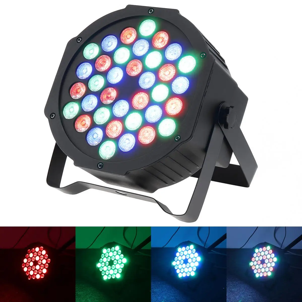 36W LED RGB Par Lights Self propelled / Voice Controlled DJ Stage effect Lighting DMX512 and Slave Mode Light for Small Party
36W LED RGB Par Lights Self propelled / Voice Controlled DJ Stage effect Lighting DMX512 and Slave Mode Light for Small Party