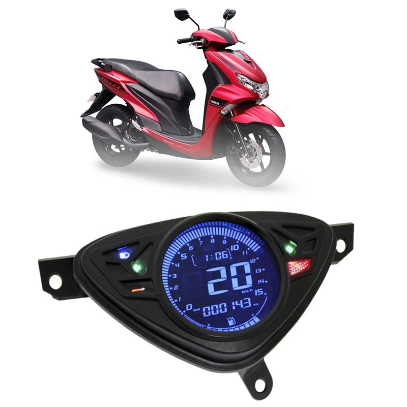 Motorcycle Speed Meter with Color LCD Temperature Oil Gauge Adjustable Odometer for Yamaha Mio 
Motorcycle Speed Meter with Color LCD Temperature Oil Gauge Adjustable Odometer for Yamaha Mio