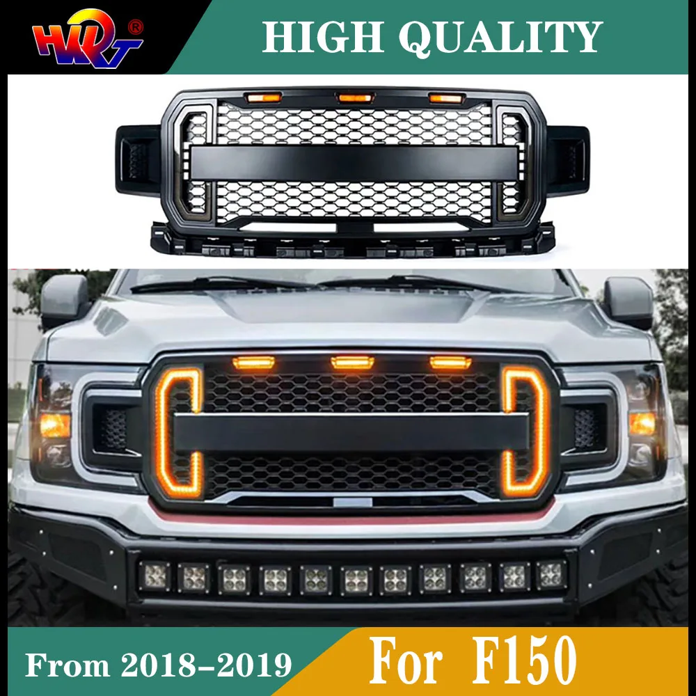 For f-150 2018 2019 pickup car accessories F150 modified front racing grille raptor grill bumper mesh trims cover mask grill 
For f-150 2018 2019 pickup car accessories F150 modified front racing grille raptor grill bumper mesh trims cover mask grill