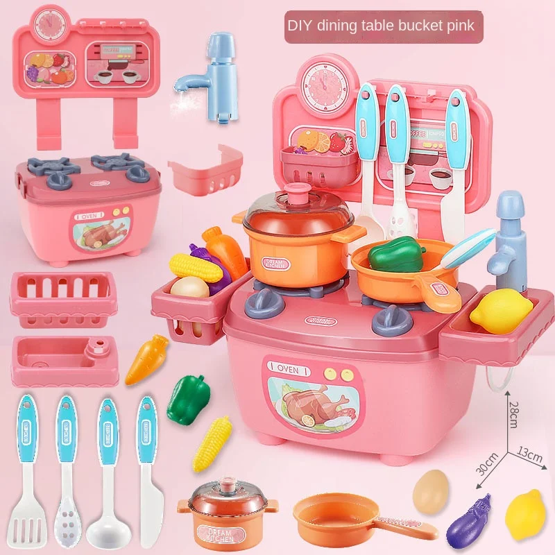 New Boutique Children's Cooking Mini Tableware Set Simulation Circulating Water Girl's Family Kitchen Toys Educational Toys
New Boutique Children's Cooking Mini Tableware Set Simulation Circulating Water Girl's Family Kitchen Toys Educational Toys