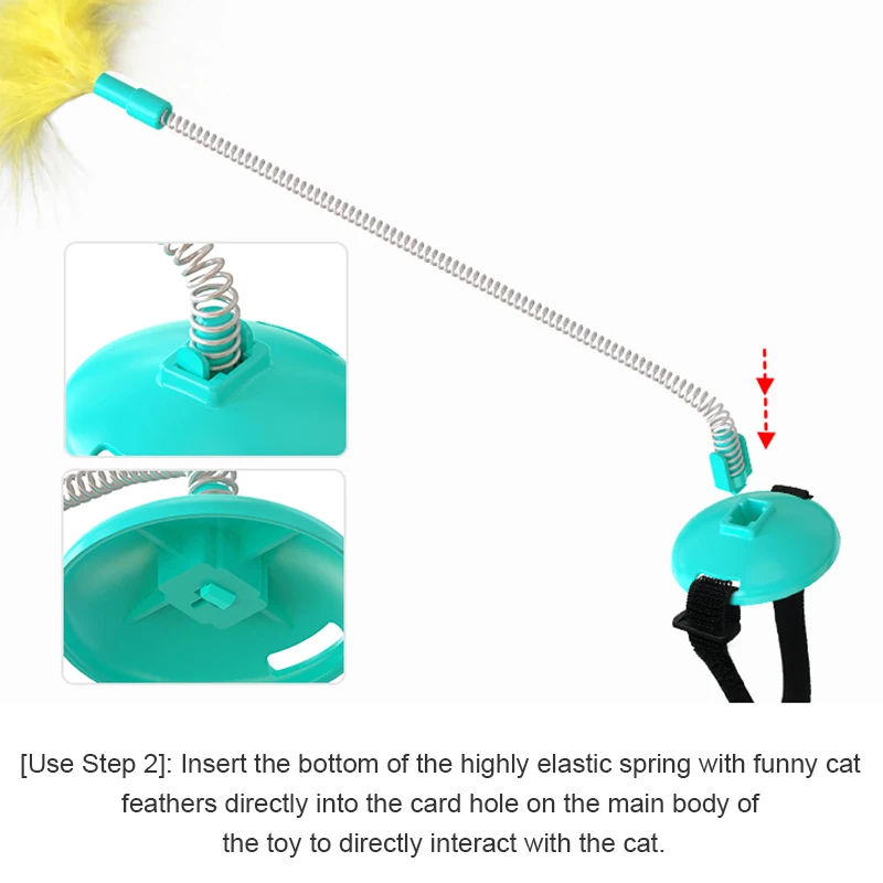 From Hi Artifact Pet Toys Elastic With Bell Lent Color Cat Relieve Boredom Spring Feather Tease Cat Collar Tease Cat Stick Cat
From Hi Artifact Pet Toys Elastic With Bell Lent Color Cat Relieve Boredom Spring Feather Tease Cat Collar Tease Cat Stick Cat