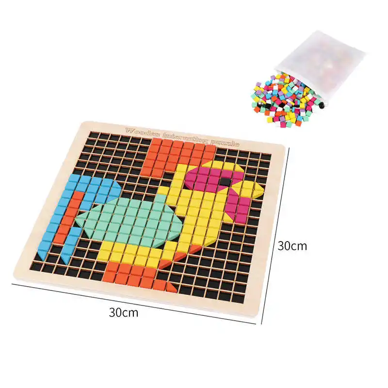 Children fun block wood pixels parent-child building blocks education early education benefit manual brain intelligence for the
Children fun block wood pixels parent-child building blocks education early education benefit manual brain intelligence for the