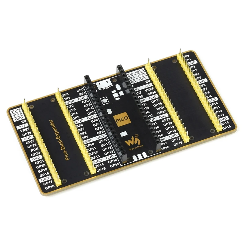 Waveshare GPIO Expander Module Expansion Board For Raspberry Pi Pico, Two Sets Of GPIO Male Headers,USB Power Supply
Waveshare GPIO Expander Module Expansion Board For Raspberry Pi Pico, Two Sets Of GPIO Male Headers,USB Power Supply