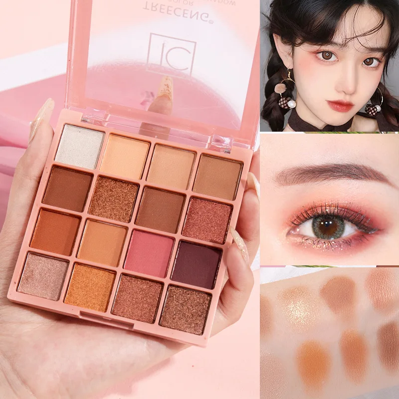 16 Color Peach Blossom Watercolor Daily Life Performance Party Eyeshadow Palette Earth Sequins Fine Glitter Student Eyeshadow
16 Color Peach Blossom Watercolor Daily Life Performance Party Eyeshadow Palette Earth Sequins Fine Glitter Student Eyeshadow