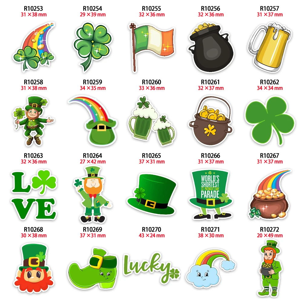 St.Patrick's Day Resin Flatback Shamrocks Cabochon Leprechauns Printed 10pcs/lot for Hair Bow DIY Decorations Accessories 
St.Patrick's Day Resin Flatback Shamrocks Cabochon Leprechauns Printed 10pcs/lot for Hair Bow DIY Decorations Accessories