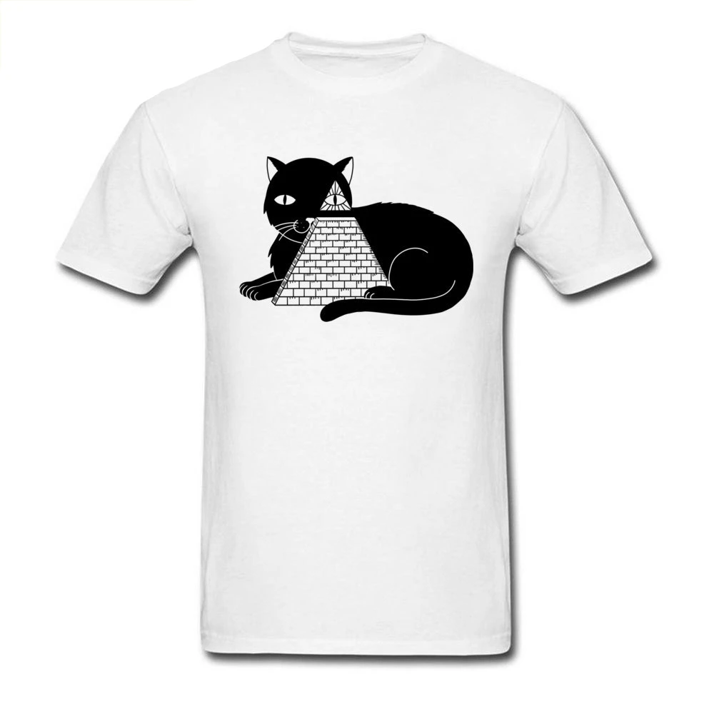 Fashionable Men T-shirt Cat Illuminati Tees Mens Cotton Tops Black White Casual T Shirts Custom Thanksgiving Day Gift Clothing
Fashionable Men T-shirt Cat Illuminati Tees Mens Cotton Tops Black White Casual T Shirts Custom Thanksgiving Day Gift Clothing