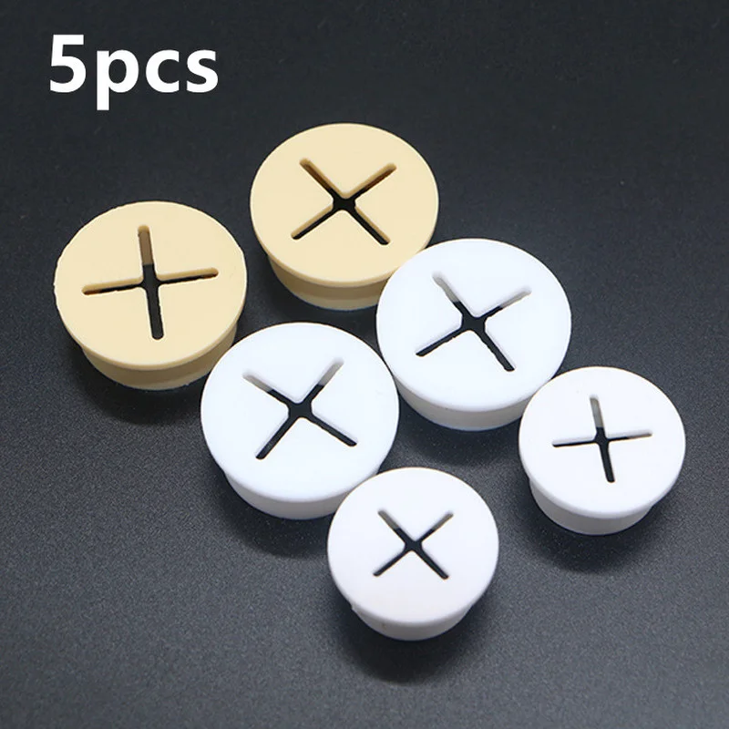 5 Pcs Rubber Cable Hole Flexible Cable Cord Grommets for Desktop Data Line Protective Gasket Ring TV Console Wire Hole Cover
5 Pcs Rubber Cable Hole Flexible Cable Cord Grommets for Desktop Data Line Protective Gasket Ring TV Console Wire Hole Cover