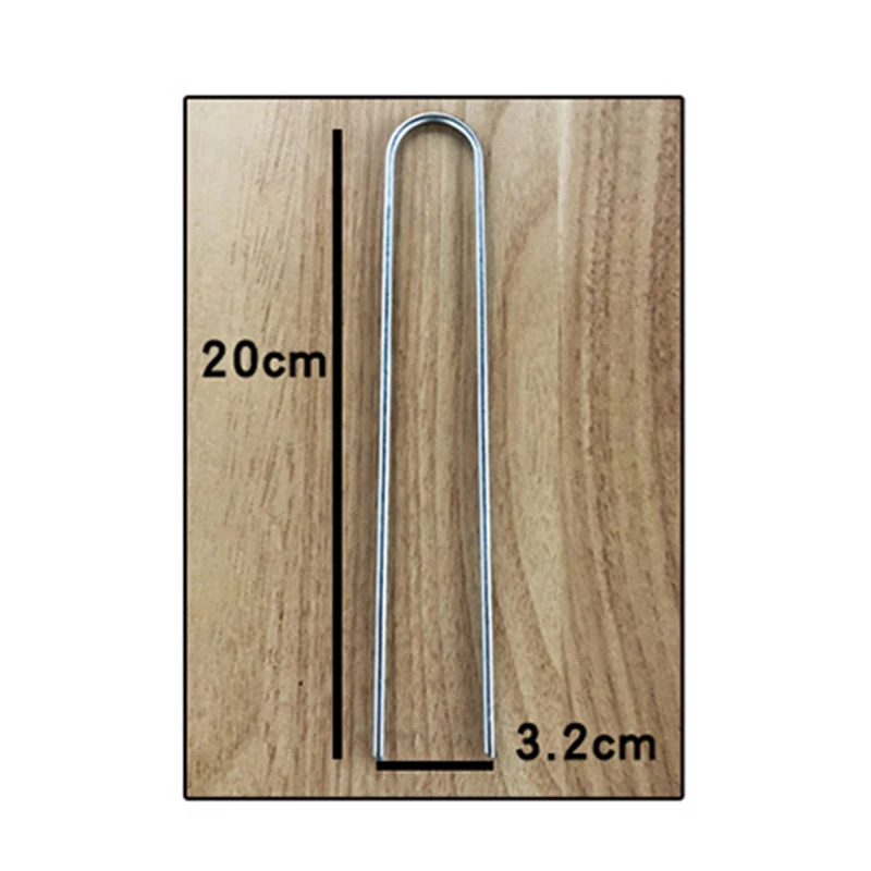 10Pcs Garden Staples U Pins Pegs with Gasket for Anchoring Landscaping Ground Cover YE-Hot
10Pcs Garden Staples U Pins Pegs with Gasket for Anchoring Landscaping Ground Cover YE-Hot