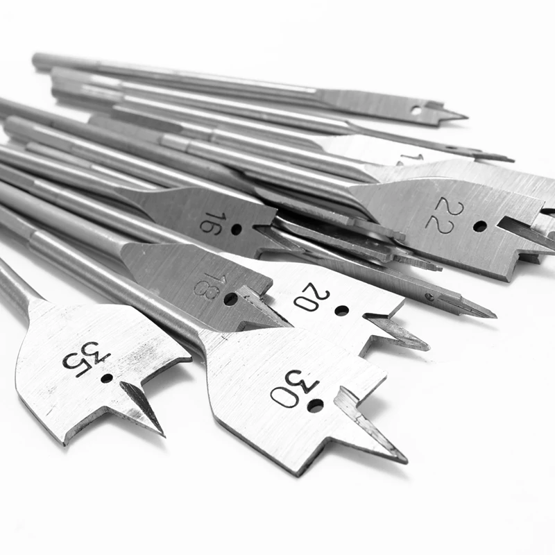 13Pcs Flat Spade Drill Bits Set Metal Bit Kit Hex Shank Woodworking Tool Accessories
13Pcs Flat Spade Drill Bits Set Metal Bit Kit Hex Shank Woodworking Tool Accessories