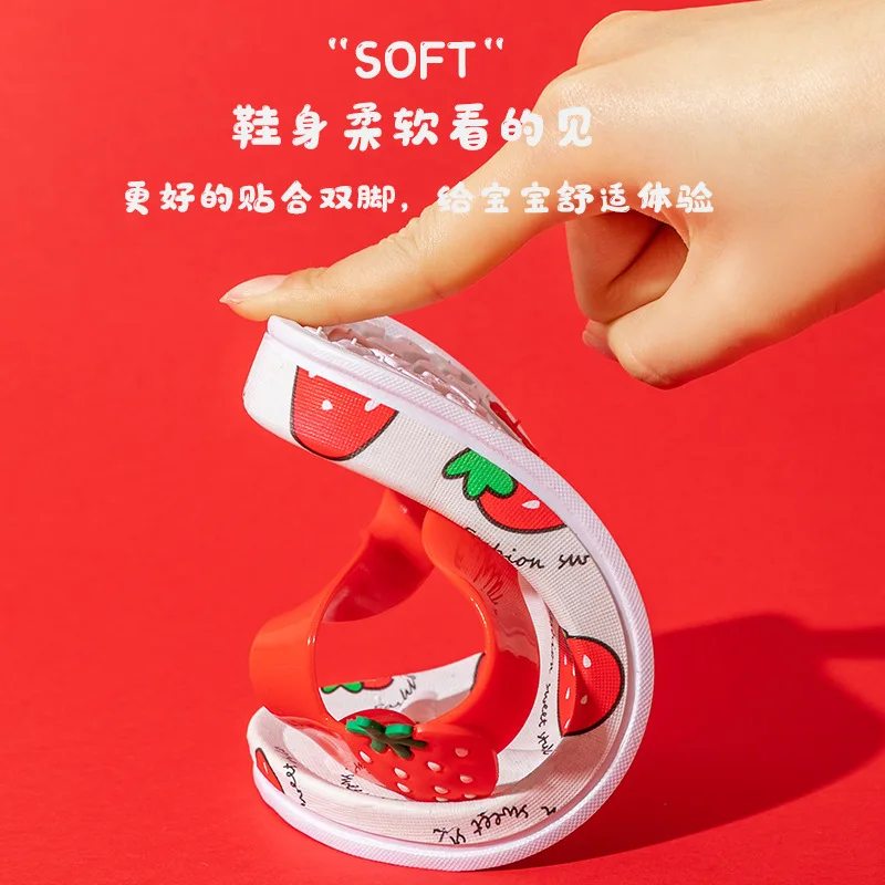 2021 Summer New Children's Slippers Cartoon Fruit Bath Non-slip Breathable Flip-flops Outdoor Sports Beach Shoes
2021 Summer New Children's Slippers Cartoon Fruit Bath Non-slip Breathable Flip-flops Outdoor Sports Beach Shoes
