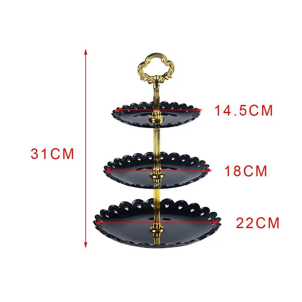Three-layers 22cm, 18cm,14.5cm Fruit Plate Cake Stand Storage Dessert Display Vegetable Rack Gift For Party Plate Holder F4O4
Three-layers 22cm, 18cm,14.5cm Fruit Plate Cake Stand Storage Dessert Display Vegetable Rack Gift For Party Plate Holder F4O4
