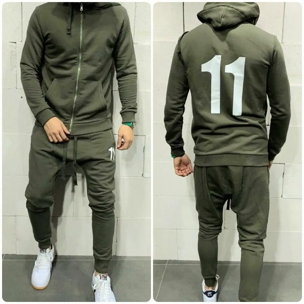 2020 Men New Style Tracksuit Hooded Trendy Cardigan jackets+casual Personality Small Leg Trousers Solid Color Printing 11 Set
2020 Men New Style Tracksuit Hooded Trendy Cardigan jackets+casual Personality Small Leg Trousers Solid Color Printing 11 Set