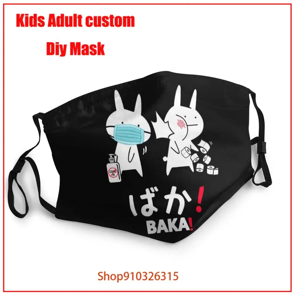 Высококачественная маска для лица Baka Rabbit Slap туалетная бумага сделай сам Модные