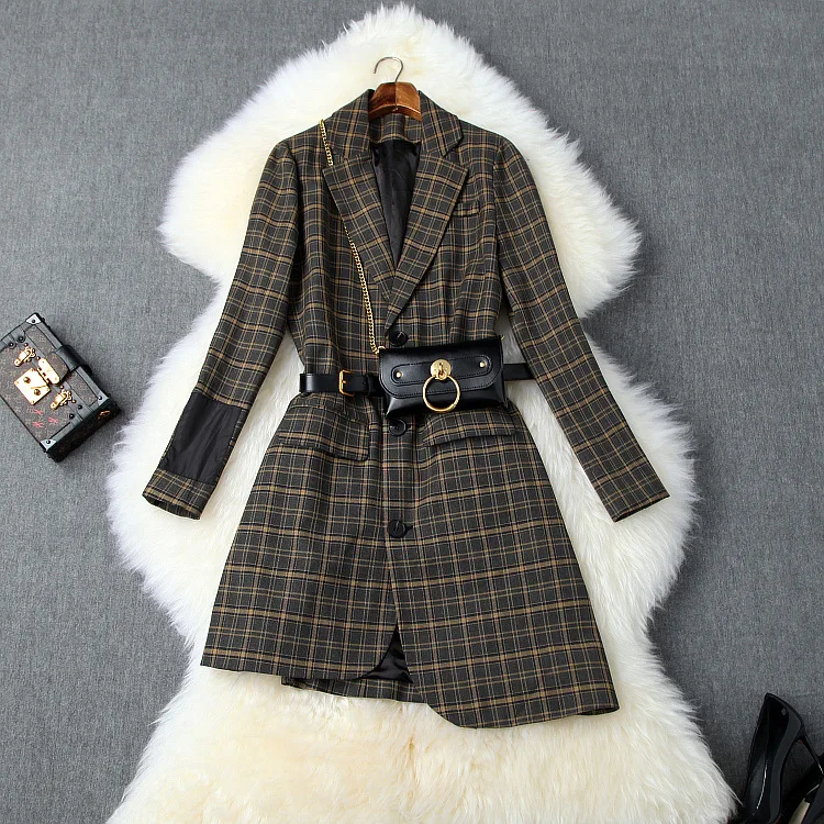 European and American women's clothing autumn 2022 new style Long sleeve fashion belt Temperament coat
European and American women's clothing autumn 2022 new style Long sleeve fashion belt Temperament coat
