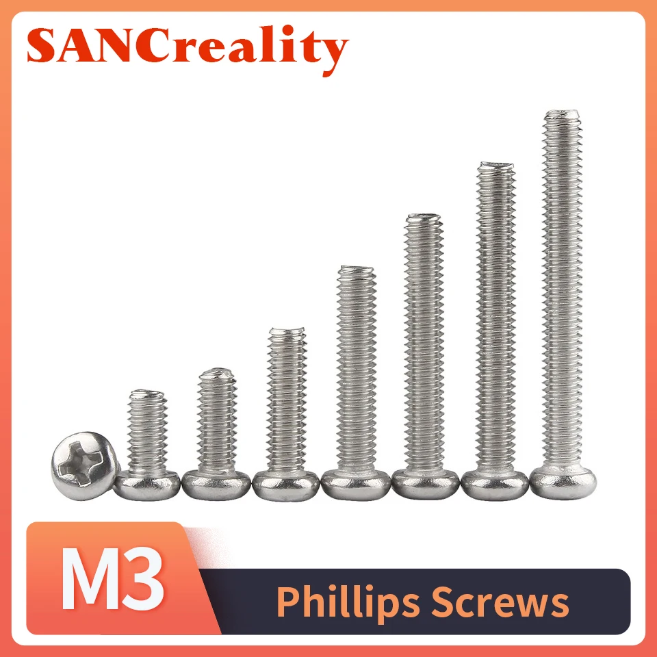 M1.6 M2 M2.5 M3 M4 M5 DIN7985 GB818 304 Stainless Steel Cross Recessed Pan Head Screws Phillips Screws
M1.6 M2 M2.5 M3 M4 M5 DIN7985 GB818 304 Stainless Steel Cross Recessed Pan Head Screws Phillips Screws