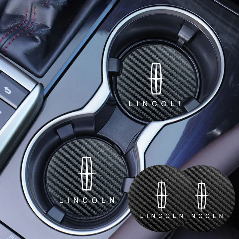 2 шт. автомобильные нескользящие накладки на чашки для воды Lincoln MKZ MKX Aviator Navigator