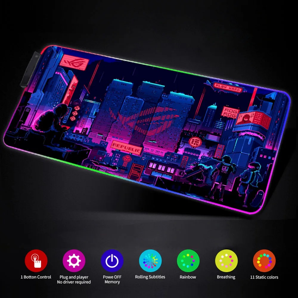 Rgb City Asus Rog Pc Accessories Led Mouse Pad Gaming Play Mats Gaming Setup Mesa Gamer Backlit Mat Republic of Gamers Mouse Mat
Rgb City Asus Rog Pc Accessories Led Mouse Pad Gaming Play Mats Gaming Setup Mesa Gamer Backlit Mat Republic of Gamers Mouse Mat