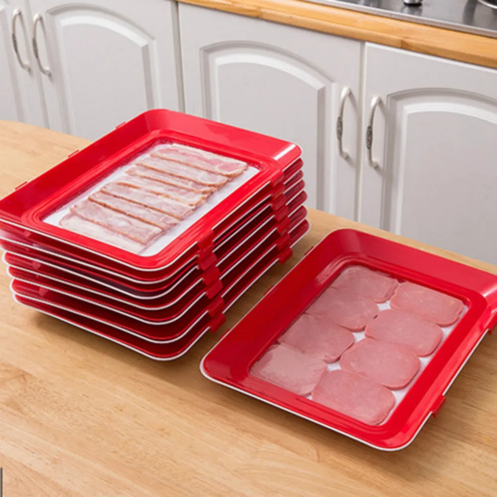 Food Preservation Tray Set Fresh Keeping Serving Tray Reusable Food Spacer Refrigerator Storage Container Kitchen Organizer
Food Preservation Tray Set Fresh Keeping Serving Tray Reusable Food Spacer Refrigerator Storage Container Kitchen Organizer