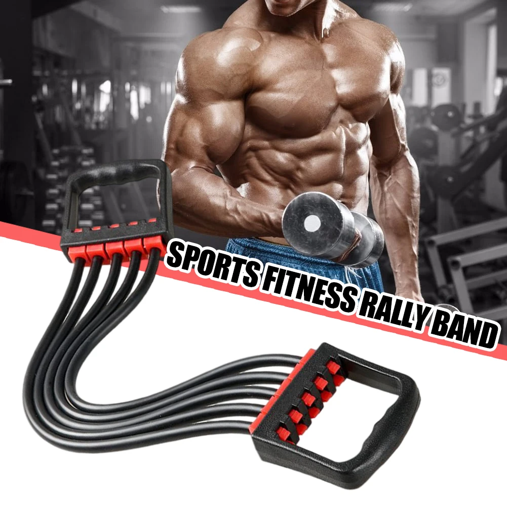 Resistance Band with Handle Elastic Workout Band with 5 Detachable Rope Chest Shoulder Strength Trainer Band Fitness Equipment
Resistance Band with Handle Elastic Workout Band with 5 Detachable Rope Chest Shoulder Strength Trainer Band Fitness Equipment
