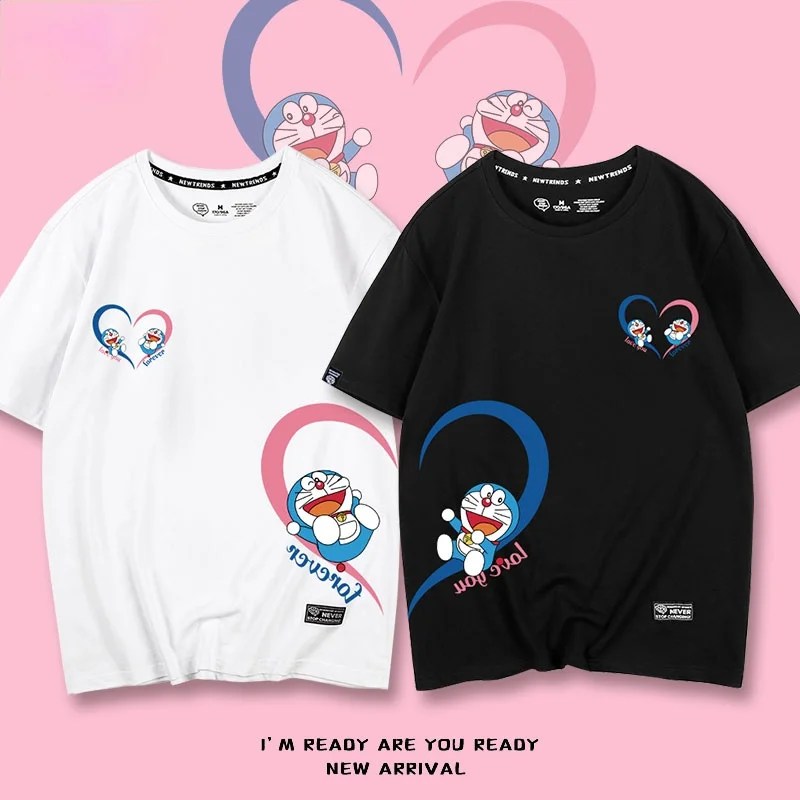 2021 Doraemon New T-shirt Fashion Pure Cotton Large Size Loose Top Korean Short Sleeve Couple Wear 
2021 Doraemon New T-shirt Fashion Pure Cotton Large Size Loose Top Korean Short Sleeve Couple Wear