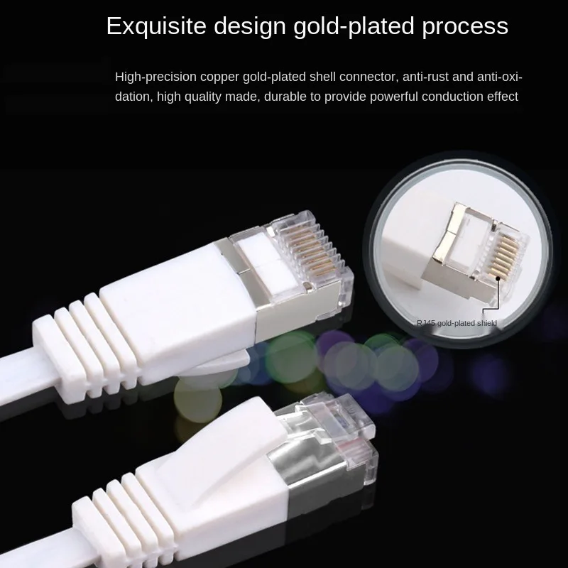 Кабель Ethernet CAT6 бескислородный медный плоский сетевой кабель компьютерные экранирующие сетевые кабели гигабитный класс 6 Ethernet-кабель
Кабель Ethernet CAT6 бескислородный медный плоский сетевой кабель компьютерные экранирующие сетевые кабели гигабитный класс 6 Ethernet-кабель
