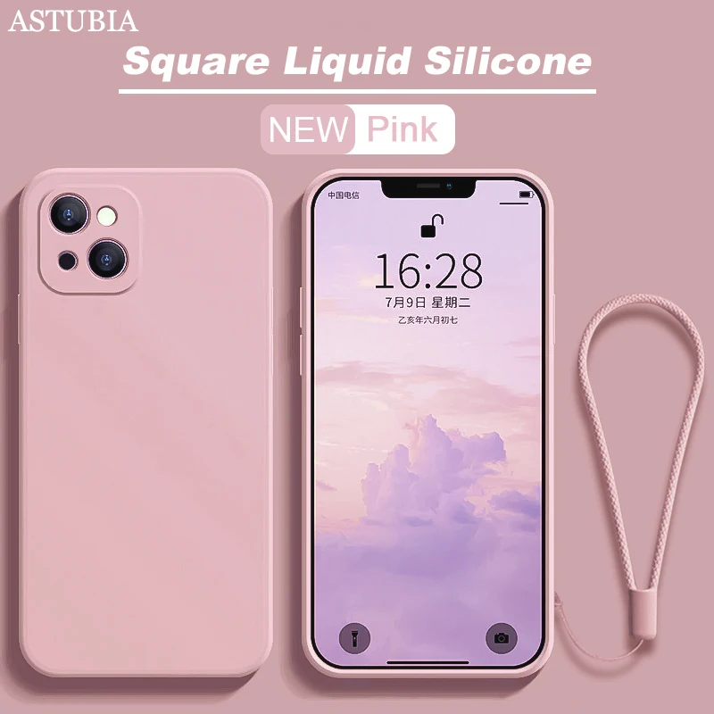 ASTUBIA Square Liquid Silicone Shockproof Case For iPhone 11 12 13 Pro Max Mini Protector XS MAX XR X 7 8 PLUS SE 2020 Cover
ASTUBIA Square Liquid Silicone Shockproof Case For iPhone 11 12 13 Pro Max Mini Protector XS MAX XR X 7 8 PLUS SE 2020 Cover
