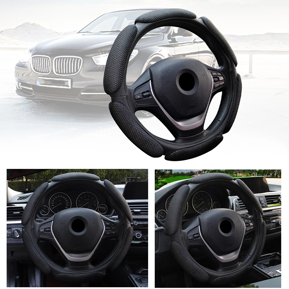Anti-slip Steering Wheel Cover Universal 15inch 3D Mesh Breathable Automobile Steering-Wheel Protector Car Interior Accessories
Anti-slip Steering Wheel Cover Universal 15inch 3D Mesh Breathable Automobile Steering-Wheel Protector Car Interior Accessories