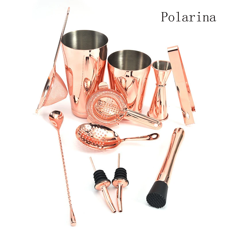 Миксер для коктейлей Polarina из нержавеющей стали, набор из 11 предметов, шейкер для вина, фильтр для экрана, пробка для бутылки, ложка, зажим, муд...
Миксер для коктейлей Polarina из нержавеющей стали, набор из 11 предметов, шейкер для вина, фильтр для экрана, пробка для бутылки, ложка, зажим, муд...