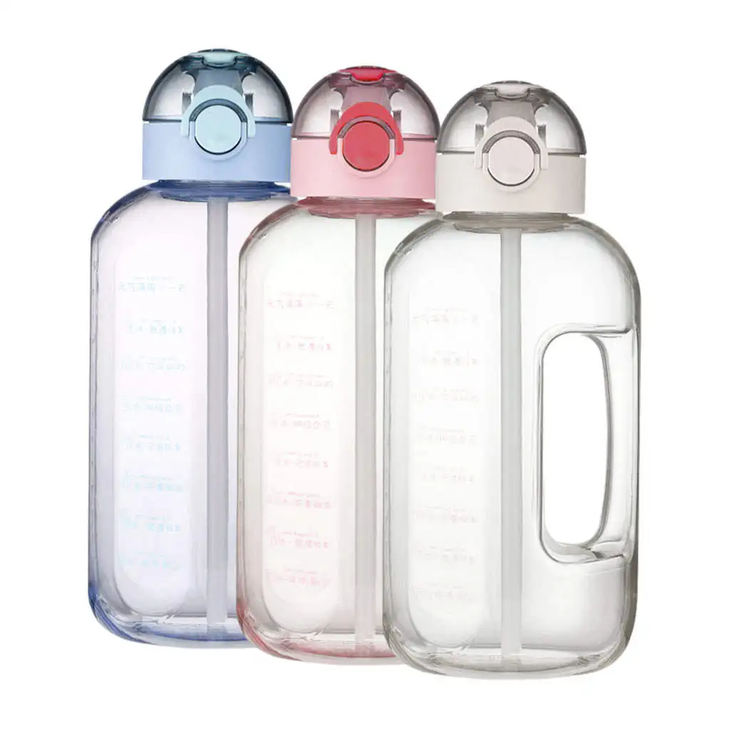 2L BPA Free Sports Water Bottle with Straw Hydration Time Marker Drinking Large Clear Water Jug for Fitness Outdoor Camping
2L BPA Free Sports Water Bottle with Straw Hydration Time Marker Drinking Large Clear Water Jug for Fitness Outdoor Camping