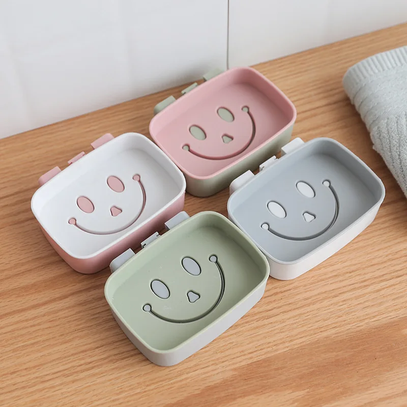 Punch-Free Double Deck Soap Box Non-Stick Suction Wall-Mounted Smiley Drain Holder Smile Soap Dish For Bathroom
Punch-Free Double Deck Soap Box Non-Stick Suction Wall-Mounted Smiley Drain Holder Smile Soap Dish For Bathroom
