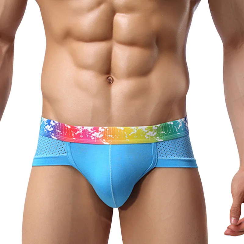 Sexy Men Briefs Underwear Waistband Underpants Homme Mesh Patchwork U Convex Elastic Briefs Breathable Mens Briefs Panties
Sexy Men Briefs Underwear Waistband Underpants Homme Mesh Patchwork U Convex Elastic Briefs Breathable Mens Briefs Panties