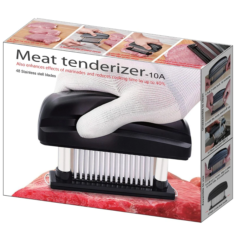 48 Needle Tenderizer stainless steel meat tenderizer Steak Mallet Meat Tenderizer Hammer Pounder Cooking Tools
48 Needle Tenderizer stainless steel meat tenderizer Steak Mallet Meat Tenderizer Hammer Pounder Cooking Tools