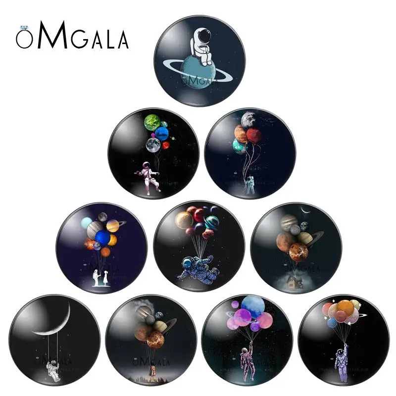 Fashion Galaxy Astronaut Balloon 10pcs 12mm/18mm/20mm/25mm Round photo glass cabochon demo flat back Making findings ZB0998
Fashion Galaxy Astronaut Balloon 10pcs 12mm/18mm/20mm/25mm Round photo glass cabochon demo flat back Making findings ZB0998