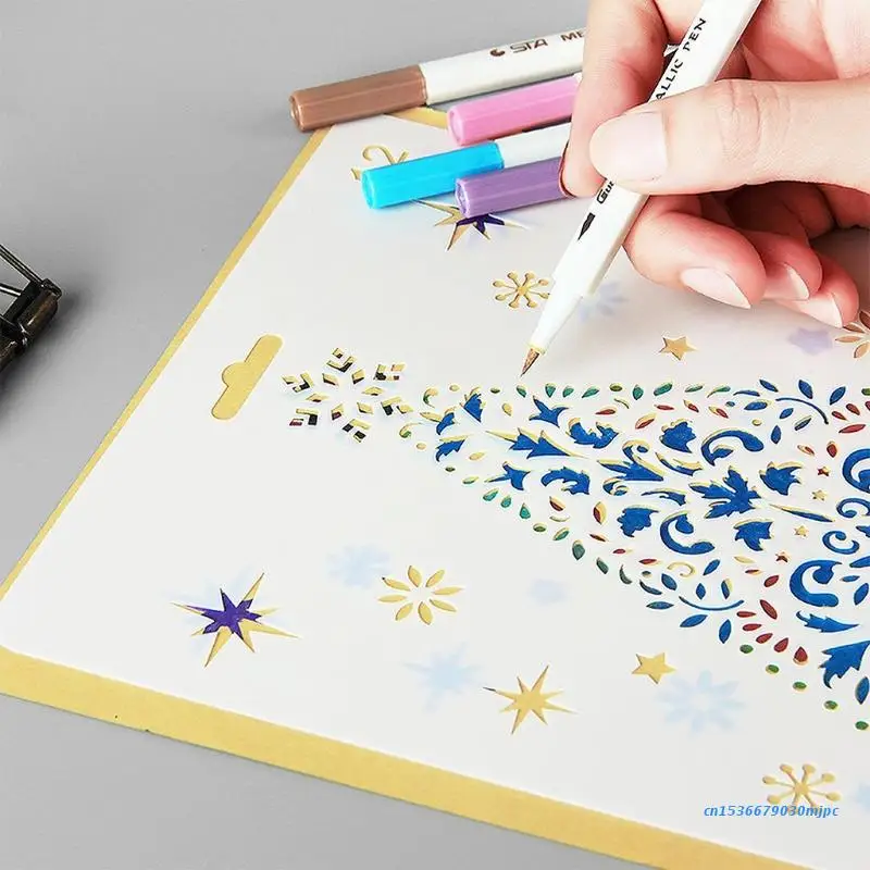 12Pcs Painting Stencils DIY Home Decoration Drawing Stencil Christmas Templates
12Pcs Painting Stencils DIY Home Decoration Drawing Stencil Christmas Templates