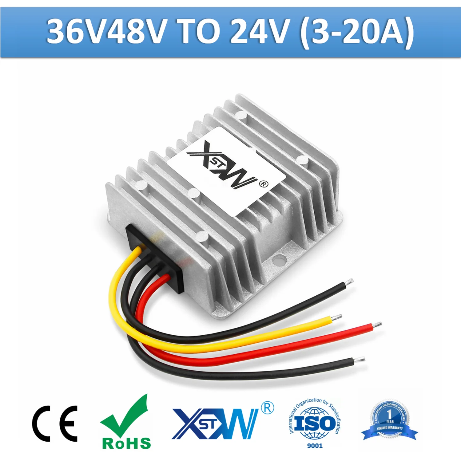 XWST DC-DC 30-60v 36v 48v to 24v Buck Converter 3A 5A 8A 10A 15A 20A Step Down Power Converter IP67 24 Volts Regulator
XWST DC-DC 30-60v 36v 48v to 24v Buck Converter 3A 5A 8A 10A 15A 20A Step Down Power Converter IP67 24 Volts Regulator