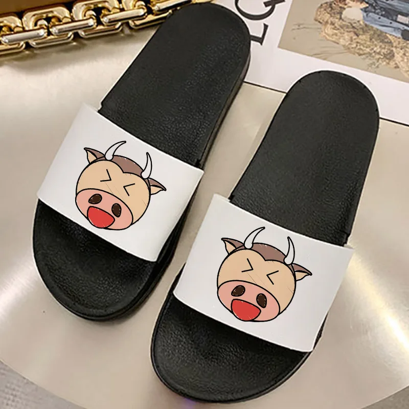 Women Shoes Summer Bathroom Indoor Slippers Fashion Cartoon Cow Print Home Beach Non-slip sandals floor Slides Ladies shoes 2021
Women Shoes Summer Bathroom Indoor Slippers Fashion Cartoon Cow Print Home Beach Non-slip sandals floor Slides Ladies shoes 2021