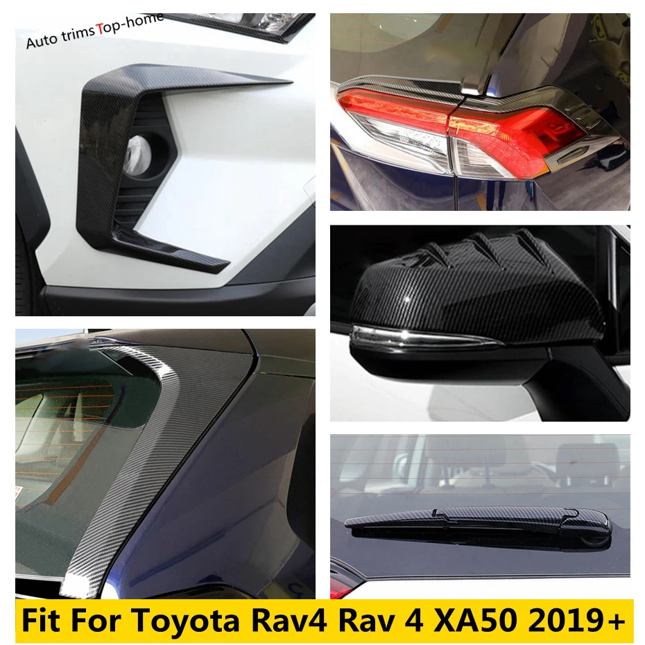 Yimaautotrims Carbon Fiber Look Exterior Refit Kit For TOYOTA RAV4 RAV 4 XA50 2019 - 2022 Front Fog / Tail Lamps / Wiper Cover
Yimaautotrims Carbon Fiber Look Exterior Refit Kit For TOYOTA RAV4 RAV 4 XA50 2019 - 2022 Front Fog / Tail Lamps / Wiper Cover