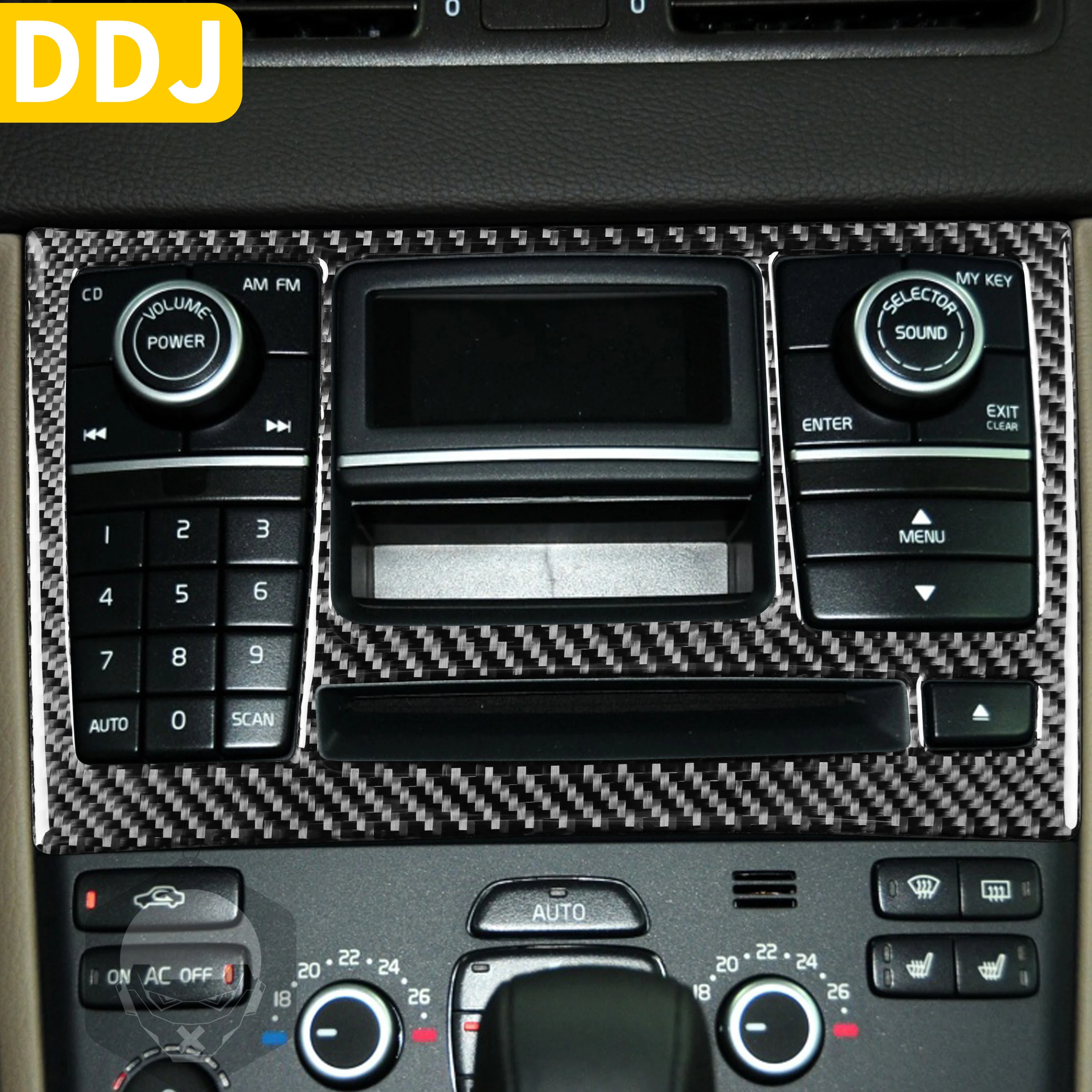 Carbon fiber For Volvo XC90 XC Classic 2003-2014 Central Control CD Radio Switch Knob Panel Frame Trim Sticker Car Accessories
Carbon fiber For Volvo XC90 XC Classic 2003-2014 Central Control CD Radio Switch Knob Panel Frame Trim Sticker Car Accessories