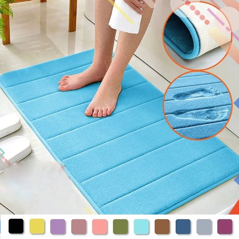 9 Colors Bath Mat Bathroom Carpet Water Absorption Rug Shaggy Memory Foam Bathroom Mat Kitchen Floor Bathroom Rugs and Mat Set
9 Colors Bath Mat Bathroom Carpet Water Absorption Rug Shaggy Memory Foam Bathroom Mat Kitchen Floor Bathroom Rugs and Mat Set